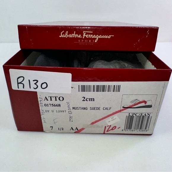 Salvatore Ferragamo Women’s Brown Suede Atto Oxford Dress Shoes 7.5 - Picture 10 of 10